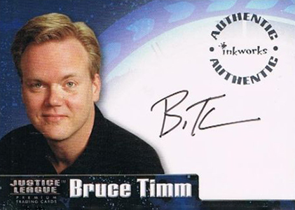 2003 Inkworks Justice League Bruce Timm Autograph