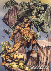 2004 Rittenhouse Conan: Art of the Hyborian Age Base Card