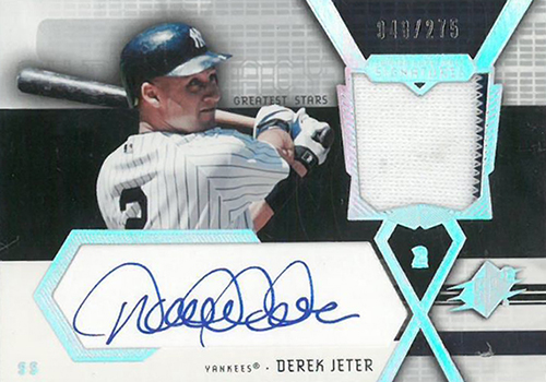 2004 SPx Swatch Supremacy Signatures Derek Jeter