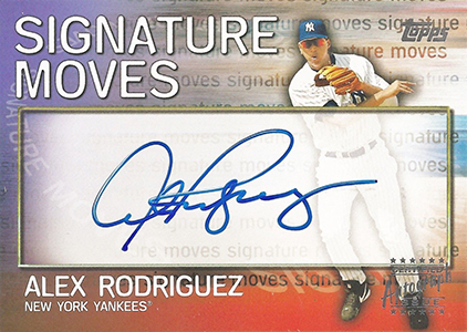 2004 Topps Traded Signature Moves Alex Rodriguez