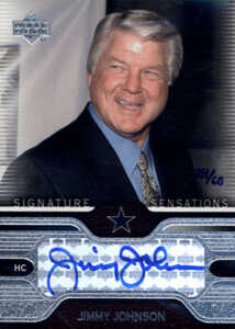 2004 Upper Deck Football Signature Sensations Jimmy Johnson