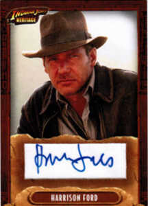 2008 Topps Indiana Jones Heritage Autographs Harrison Ford as Indiana Jones