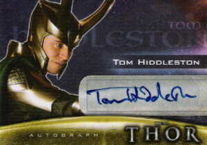 2011 Upper Deck Thor Autographs Tom Hiddleston as Loki