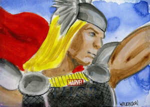 2011 Upper Deck Thor Sketch Card