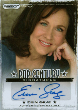 2010 Razor Pop Century Signatures AU-EG1 Erin Gray