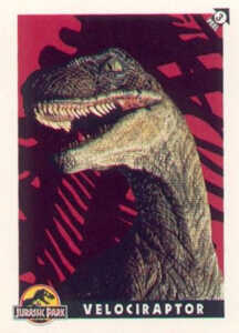 Brachiosaur #6 Jurassic Park 1993 Topps Sticker C1249 