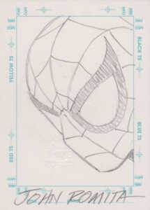 1998 SkyBox Marvel The Silver Age Sketchagraph John Romita