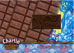 2005 Artbox Charlie and the Chocolate Factory Prop Cards Chocolate Bar (490)