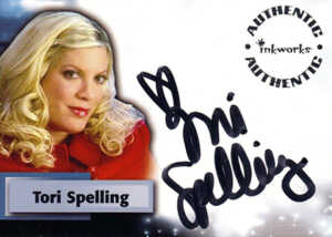 2008 Inkworks Smallville Season 6 Autographs Tori Spelling