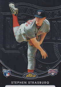 2010 Topps Finest Baseball Rookie Redemptions 6 Stephen Strasburg