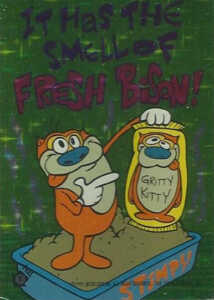 1993 Topps Ren and Stimpy Show All-Prismatic Stickers