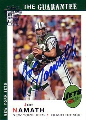 2004 Topps Fan Favorites Joe Namath Autograph