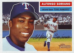 2005 Topps Heritage Baseball Variations Alfonso Soriano