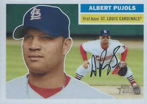 2005 Topps Heritage Baseball Variations Albert Pujols