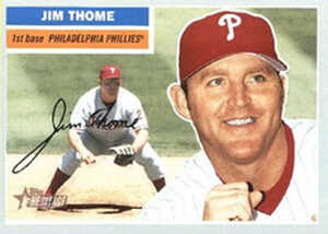 2005 Topps Heritage Baseball Variations Jim Thome