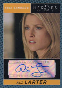 2008 Topps Heroes Volume 2 Autographs Ali Larter