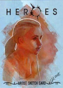 2008 Topps Heroes Volume 2 Sketch Card