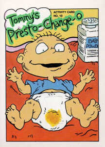 1993 Topps Nicktoons Activity Card