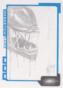 2007 Inkworks Aliens vs Predator Requiem Sketch Card
