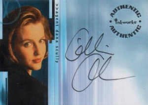 2001 Inkworks X-Files Seasons 6 and 7 Autographs A9 Gillian Anderson