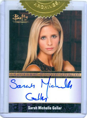 2015 Rittenhouse Buffy the Vampire Slayer Ultimate Collectors Set Sarah Michelle Gellar Autograph Bordered