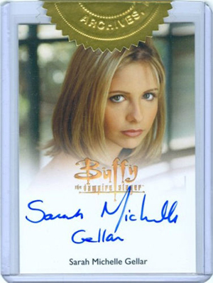 2015 Rittenhouse Buffy the Vampire Slayer Ultimate Collectors Set Sarah Michelle Gellar Autograph Full-Bleed