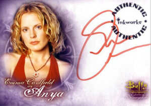 BTVS WOS Autographs A1 Emma Caulfield as Anya