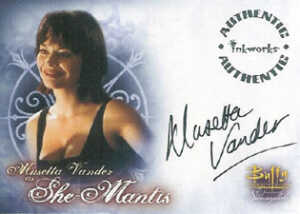 BTVS WOS Autographs A10 Musetta Vander as She-Mantis