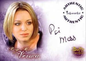 BTVS WOS Autographs A11 Paige Moss as Veruca