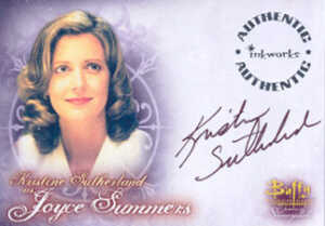 BTVS WOS Autographs A4 Kristine Sutherland as Joyce Summers