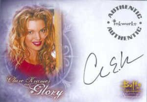 BTVS WOS Autographs A5 Clare Kramer as Glory