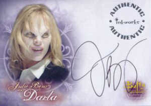 BTVS WOS Autographs A8 Julie Benz as Darla