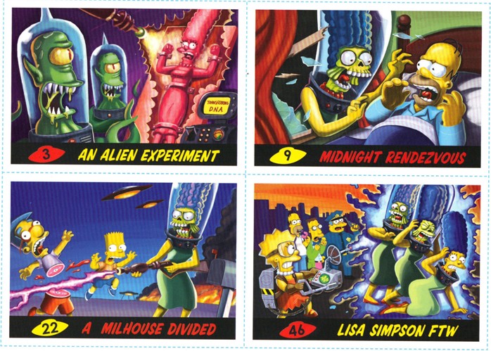 Simpsons Treehouse of Horror 16 - Marge Attacks Cards