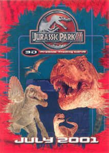 2001 Inkworks Jurassic Park III Promo