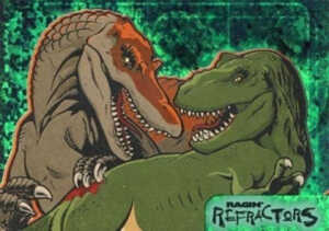 2001 Inkworks Jurassic Park III Ragin Refractors Green