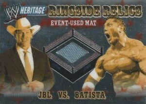 2006 Topps WWE Heritage Chrome Ringside Relic