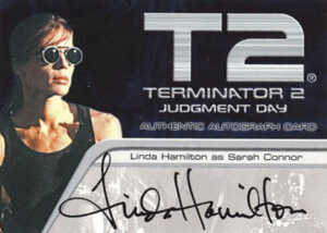 T2 FilmCardz Autographs Linda Hamilton as Sarah Connor