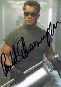 Terminator 3 Autographs A1 Arnold Schwarzeneggar as T-800