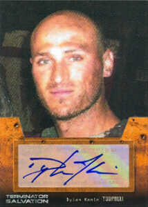 Terminator Salvation Autograph Dylan Kenin as Turnbull