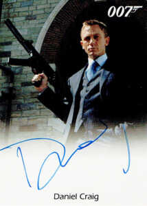 James Bond Heroes and Villains Autographs Daniel Craig