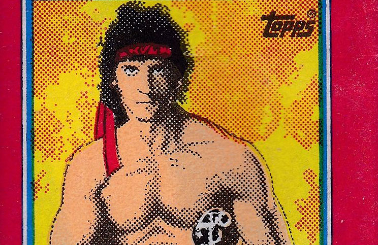 Details about   TOPPS RAMBO FIRST BLOOD PART Two 1985 # 39 UP FROM THE DEPTHS! 