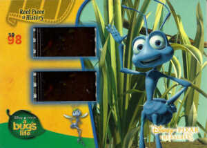 2004 Upper Deck Disney Pixar Treasures Reel Piece of History Bugs Life