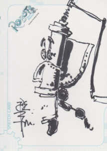 2005 Inkworks Robots Sketch Card