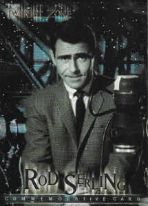 1999 Twilight Zone Premiere Edition Commemorative Card