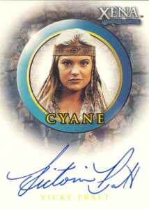 2002 Xena Beauty and Brawn Autographs A22 Vicky Pratt