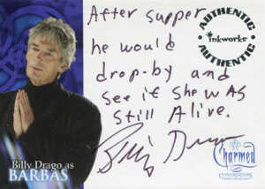 2005 Charmed Conversations Autographs A-5 Billy Drago