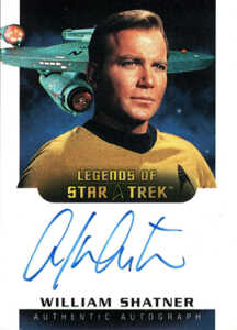 2005 Star Trek Art and Images Legends of Star Trek Autographs LA3 William Shatner