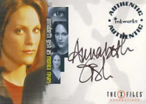 X-Files Connections Autographs A2 Annabeth Gish