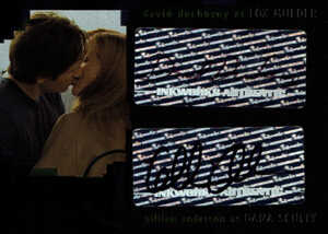 X-Files I Want to Believe Autographs AD-1 David Duchovny Gillian Anderson