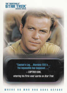 Quotable Star Trek Movies Basic Trading Card Set 